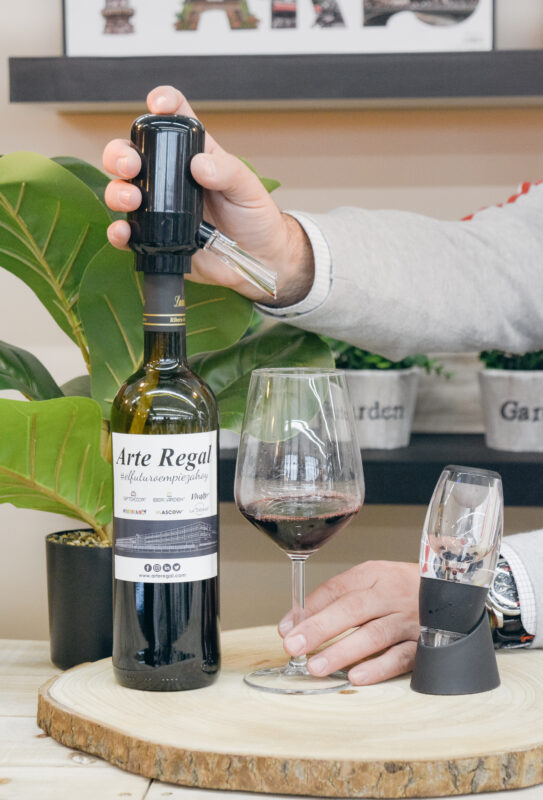 Dispensador de vino regalos para invitados