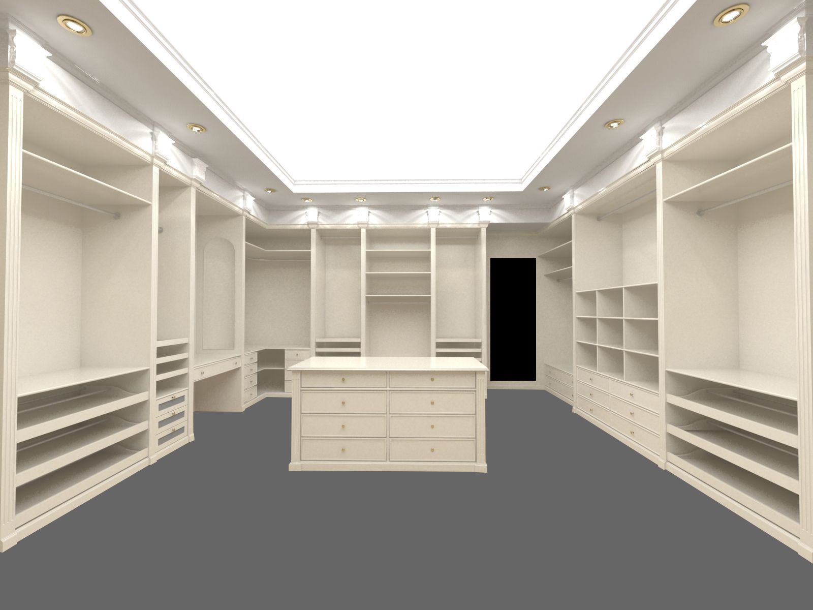 Cambio de armario: vestidor vacío