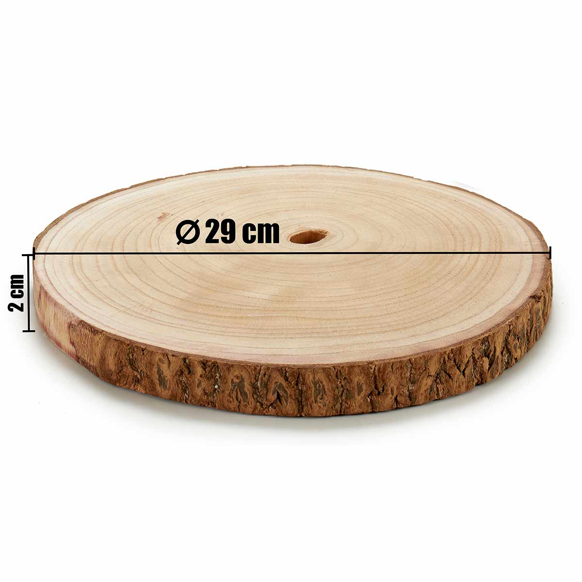 Figura tronco decorativo diam 29cm - Imagen 3