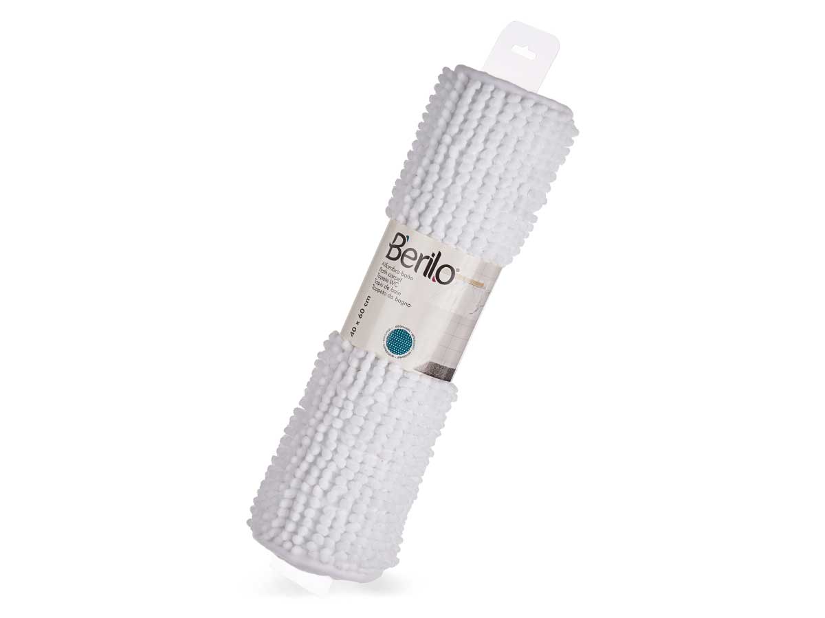 Alfombra baño blanca 40x60cm - Imagen 3