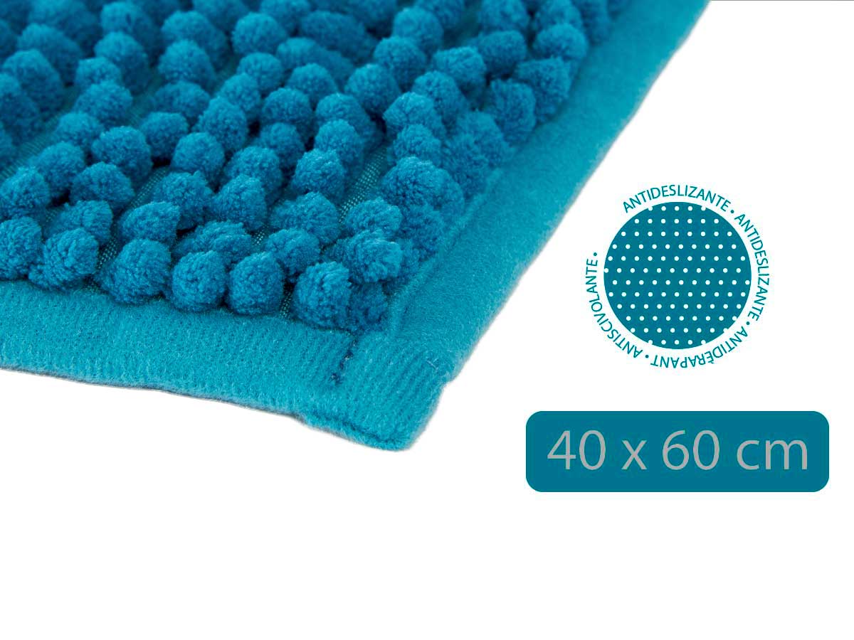 Alfombra baño azul mar 40x60cm - Imagen 4