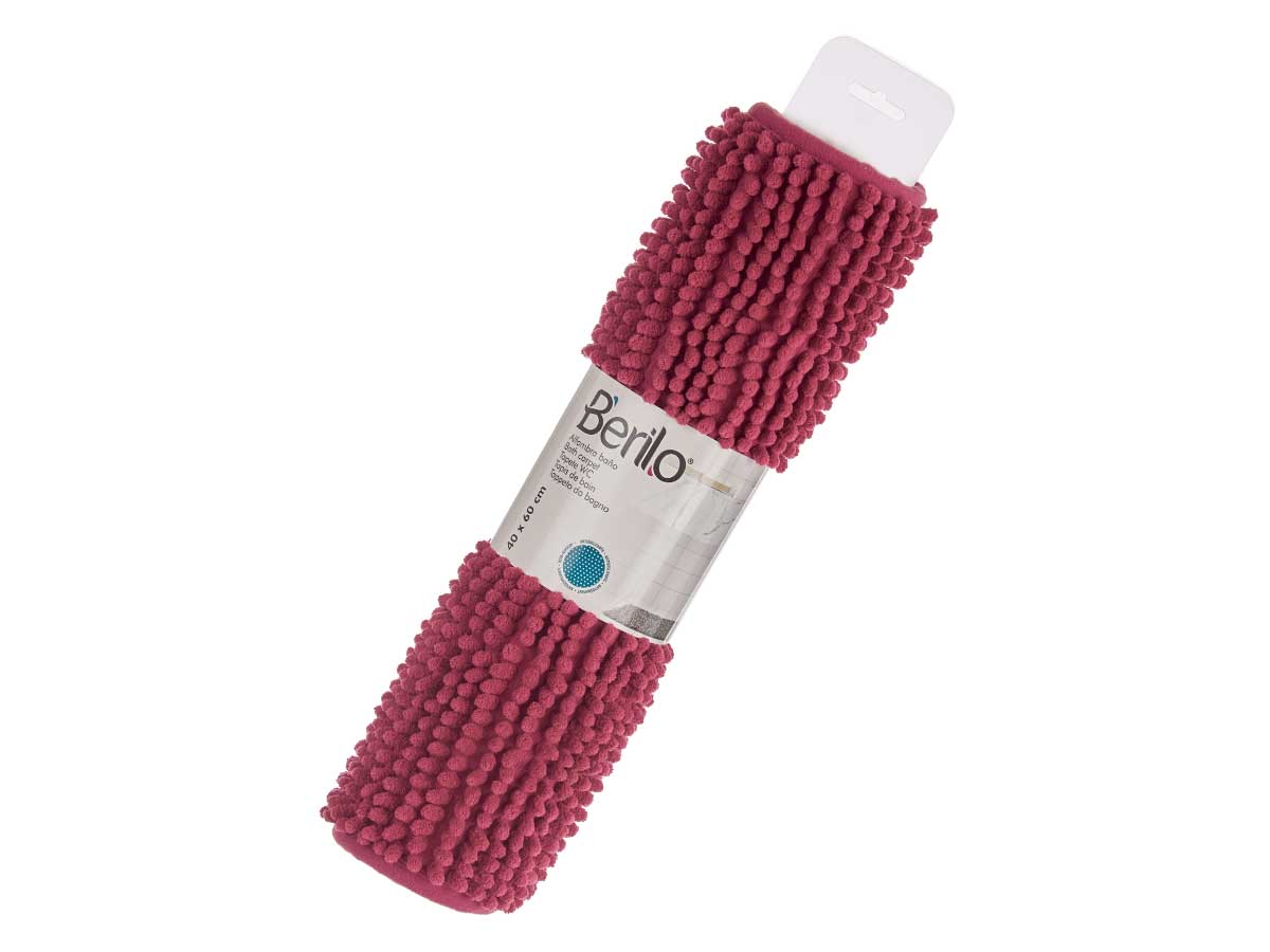 Alfombra baño burdeos 40x60cm - Imagen 3