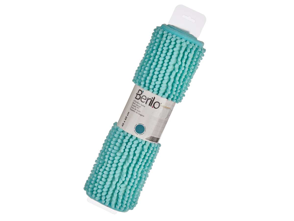 Alfombra baño jade azul 40x60cm - Imagen 3