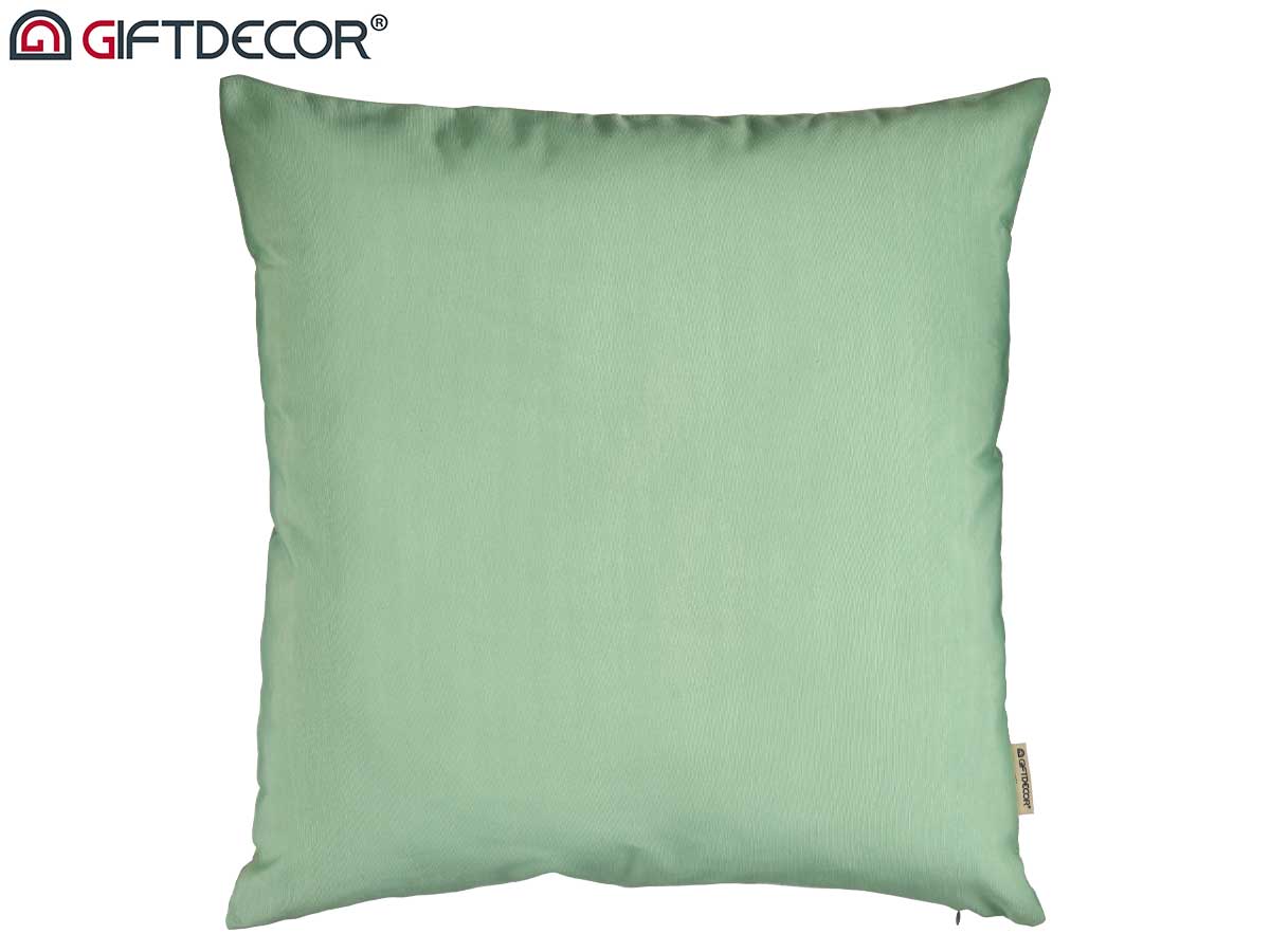 Funda cojin cremallera 60x60 verde - Imagen 2