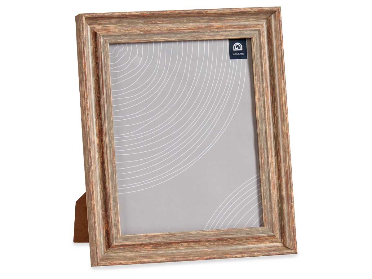 Portafotos efecto madera cobre 20x25cm - Imagen 2