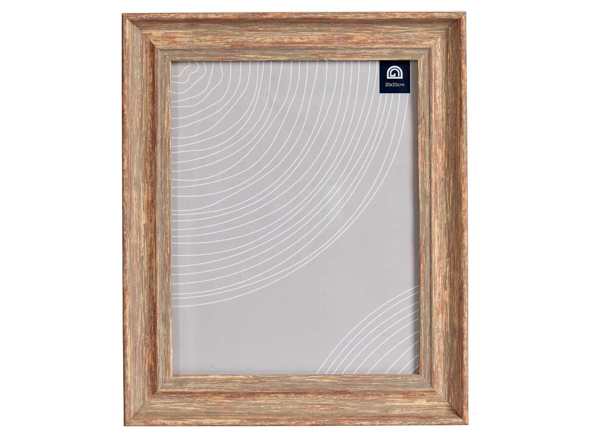 Portafotos efecto madera cobre 20x25cm - Imagen 3
