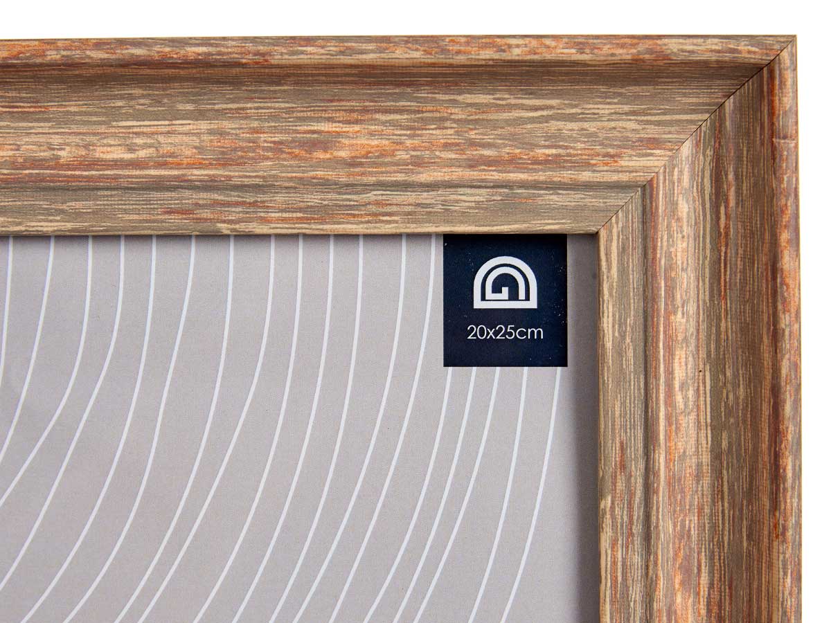 Portafotos efecto madera cobre 20x25cm - Imagen 4