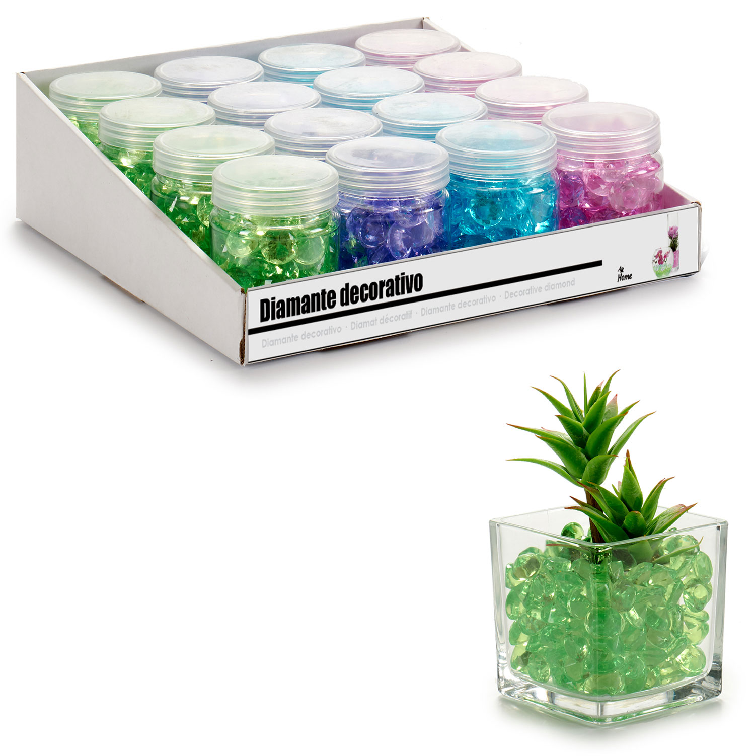 Bote 150gr diamante gr surt 4 colores - Imagen 3