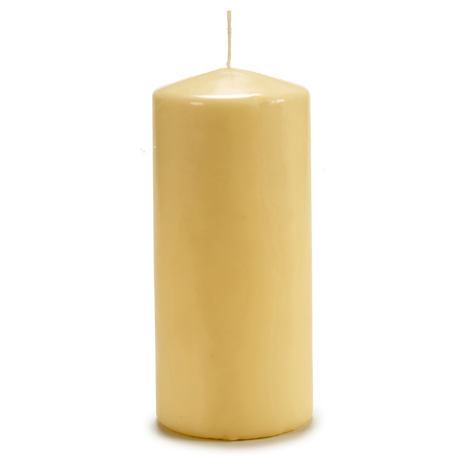 Vela taco crema ancha 20cm - Imagen 2