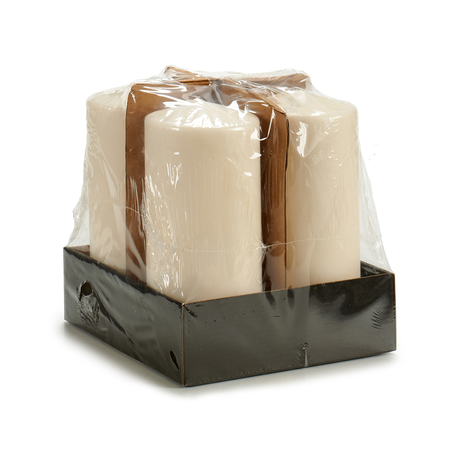 Vela taco crema ancha 20cm - Imagen 3