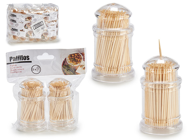 Set 2 palilleros metacrilato 150undx2