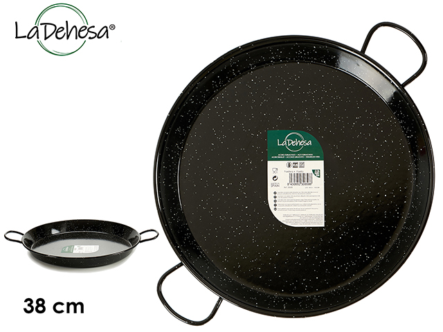 Paellera esmaltada 38 cm 8 raciones