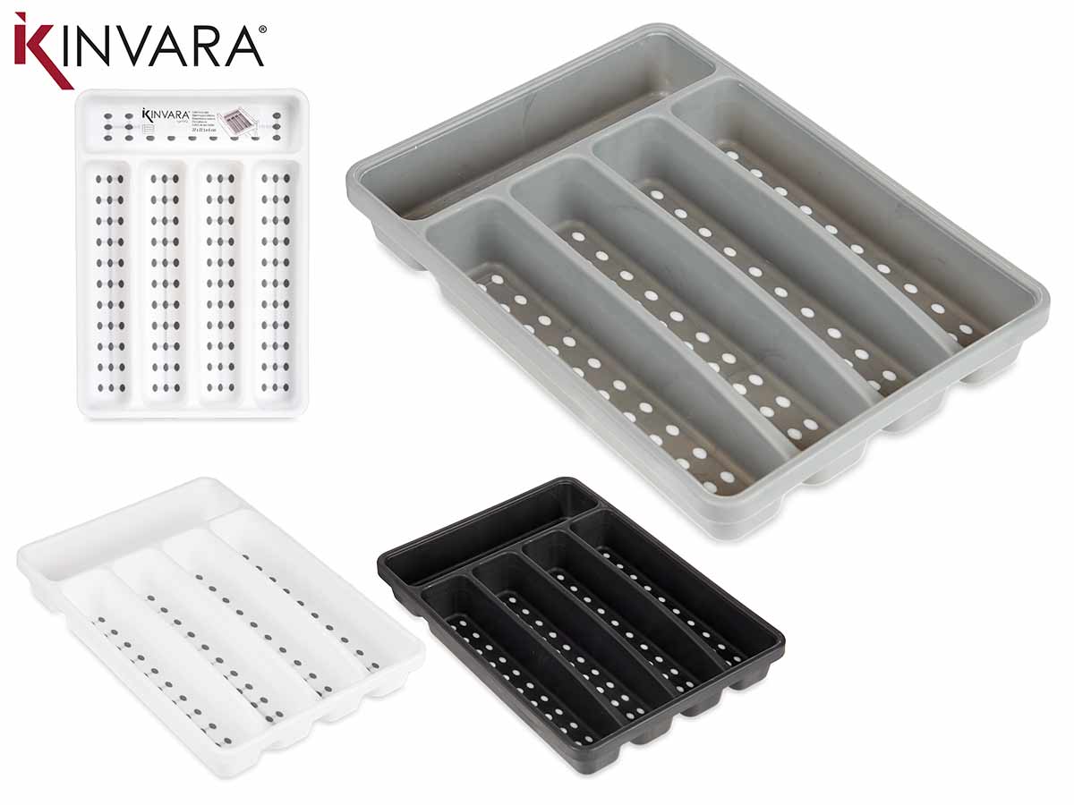 Cubertero plastico 5 departamentos surt