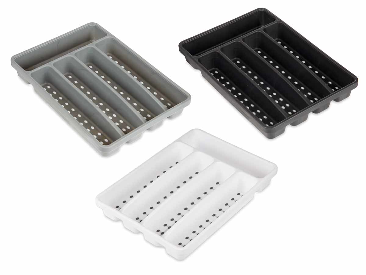 Cubertero plastico 5 departamentos surt - Imagen 2