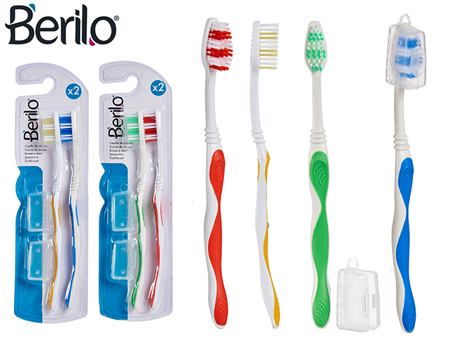 Set 2 cepillos dientes funda