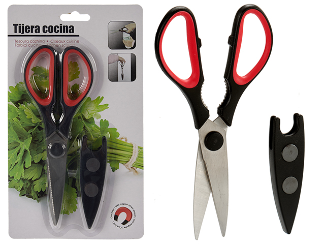 Tijera cocina con protector magnetico