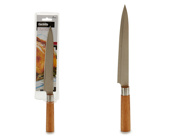 Cuchillo mediano mango madera