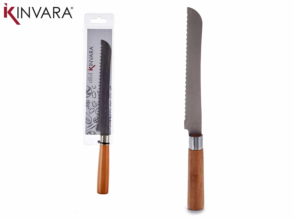 Cuchillo sierra mango madera