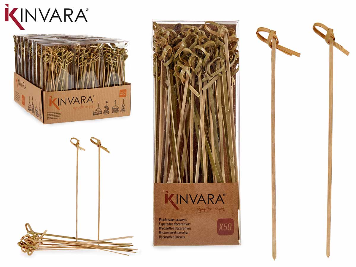 Set 50 brochetas natural