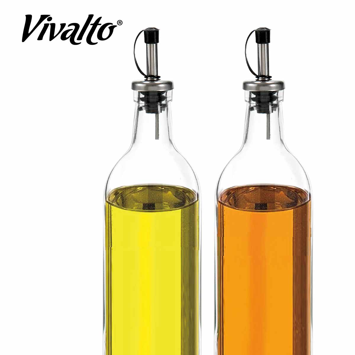 Set aceitera vinagrera cristal 500ml - Imagen 3