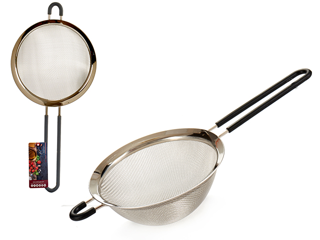 Colador14cm diam acero con silicona s2 c