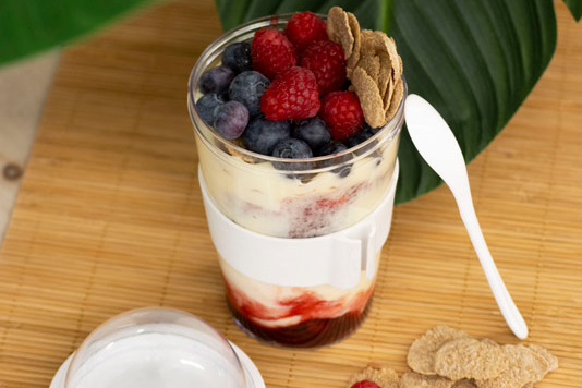 Vaso cuchara tapa 400ml surt 3 col - Imagen 2