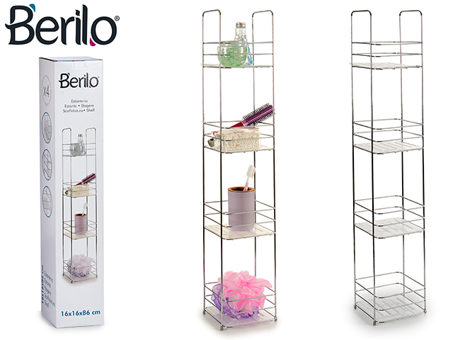 Estanteria metal cuadrada 4 pisos