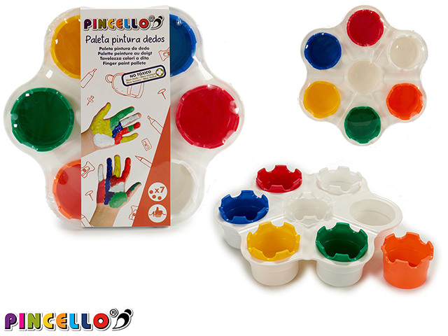 Soporte pintura dedos