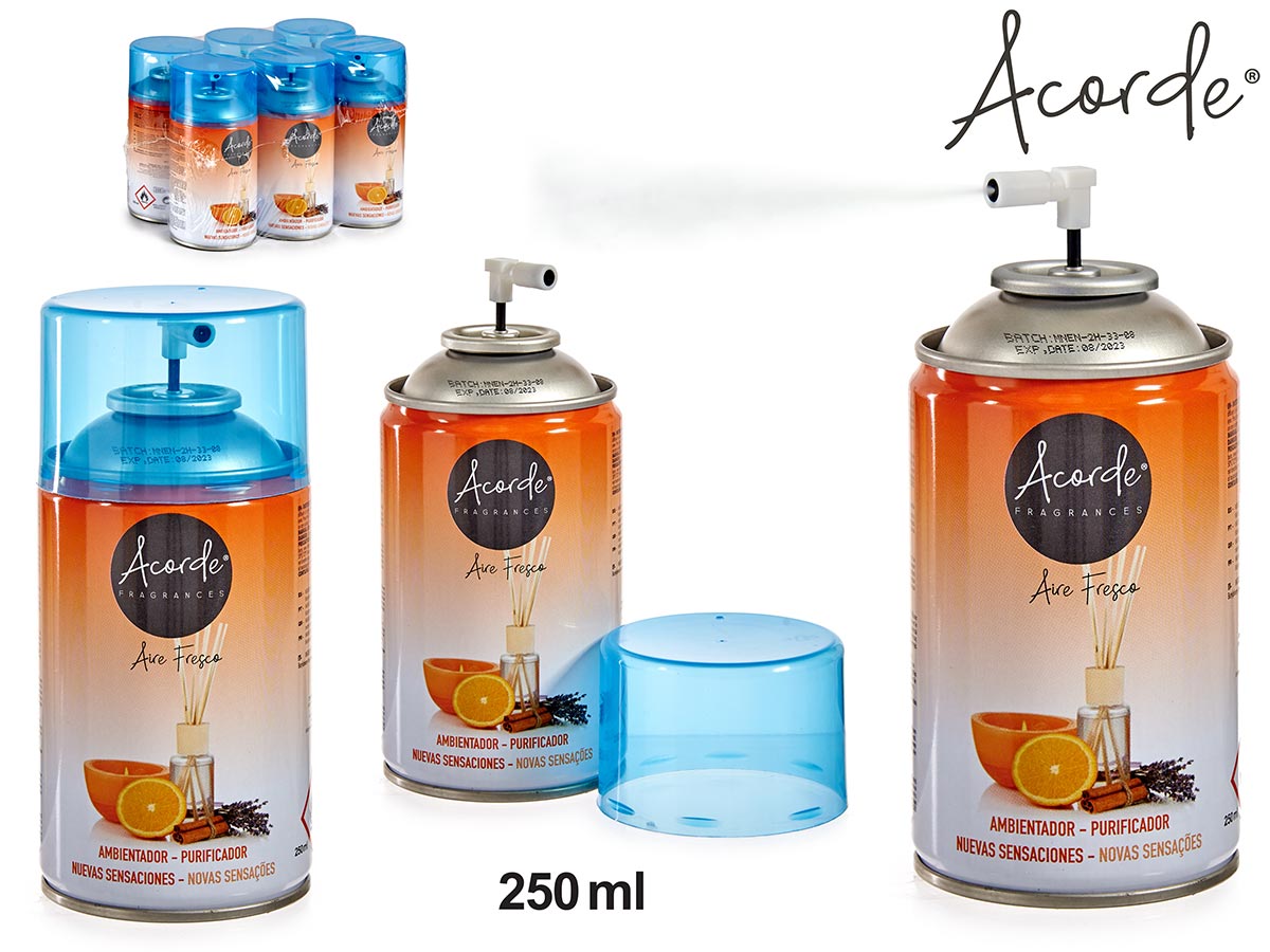 Recambio ambientador aerosol 250ml sensaciones