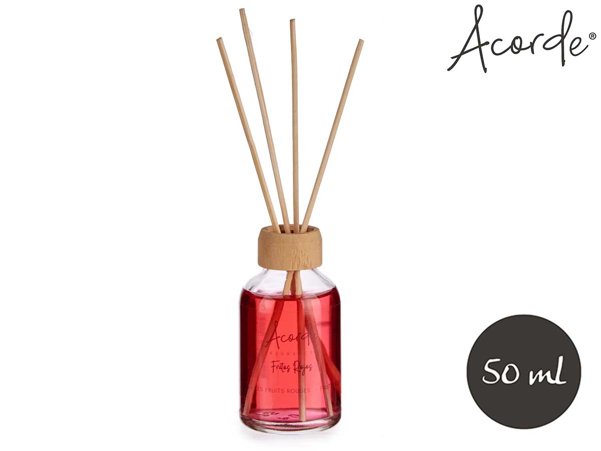 Mikado 50 ml con varillas frutos rojos - Imagen 2