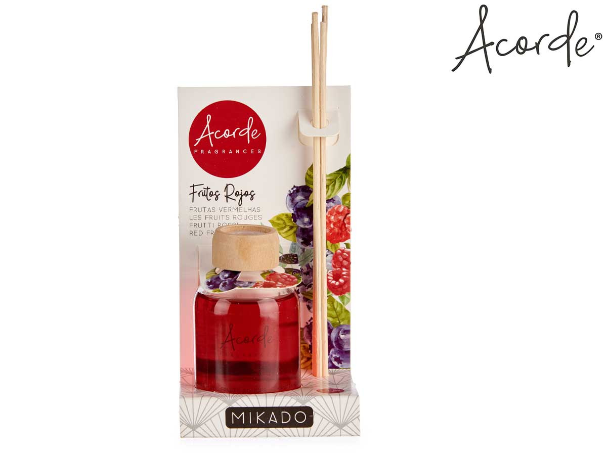 Mikado 50 ml con varillas frutos rojos - Imagen 4