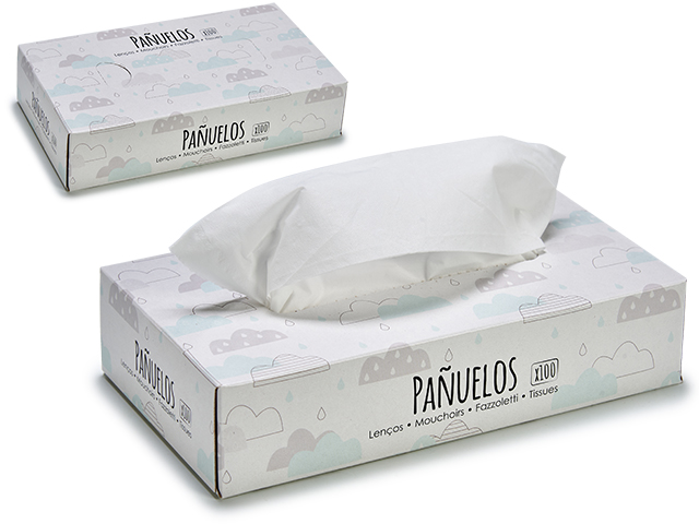 Caja 100 pañuelos tissue - Productos - Tendencia Única