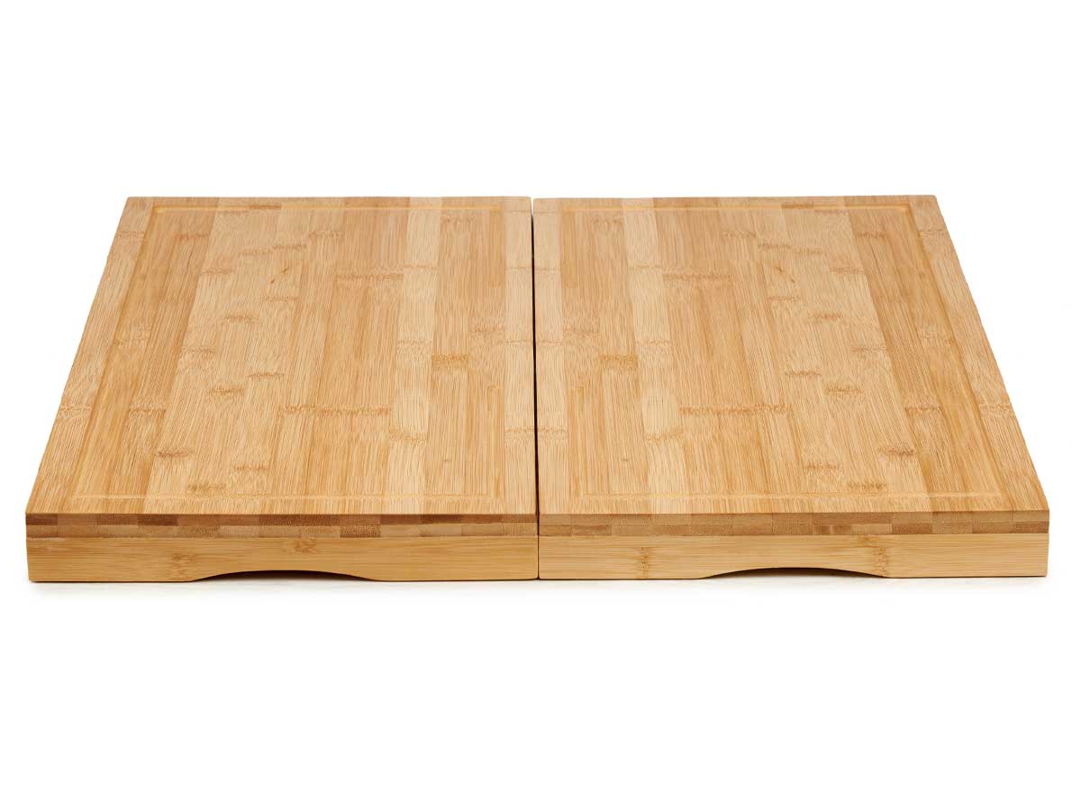 Set 2 tablas bambu vitro cocina 28cm - Imagen 2