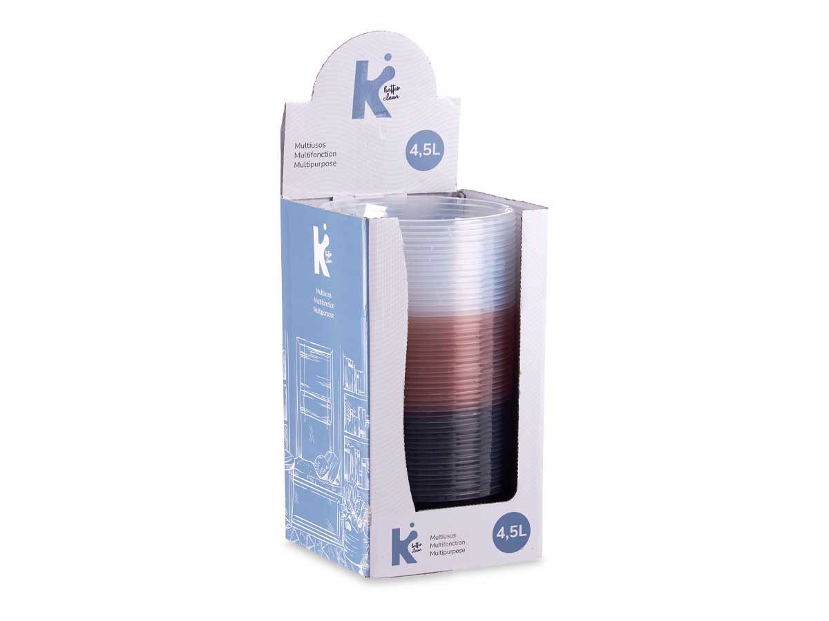 Multiuso plastico 4,5l transparente surt 3 - Imagen 3