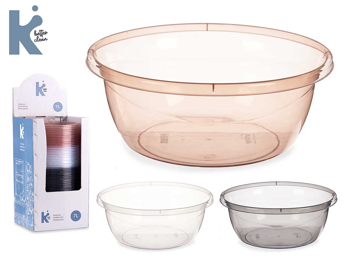Multiuso plastico 7l transparente surt 3