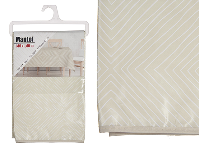 Mantel hule 140x140cm rombos