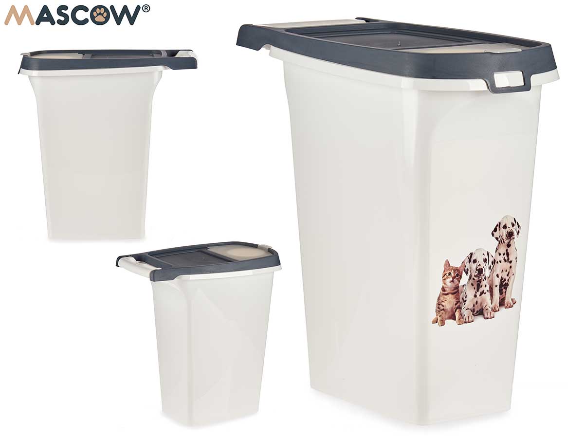 Cubo dispensador comida plastico 10l
