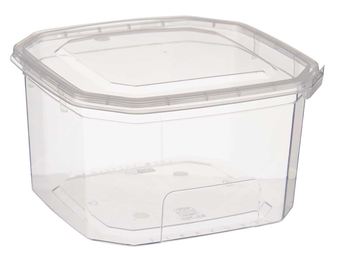Fiambrera plastico rectangular 750ml - Imagen 2