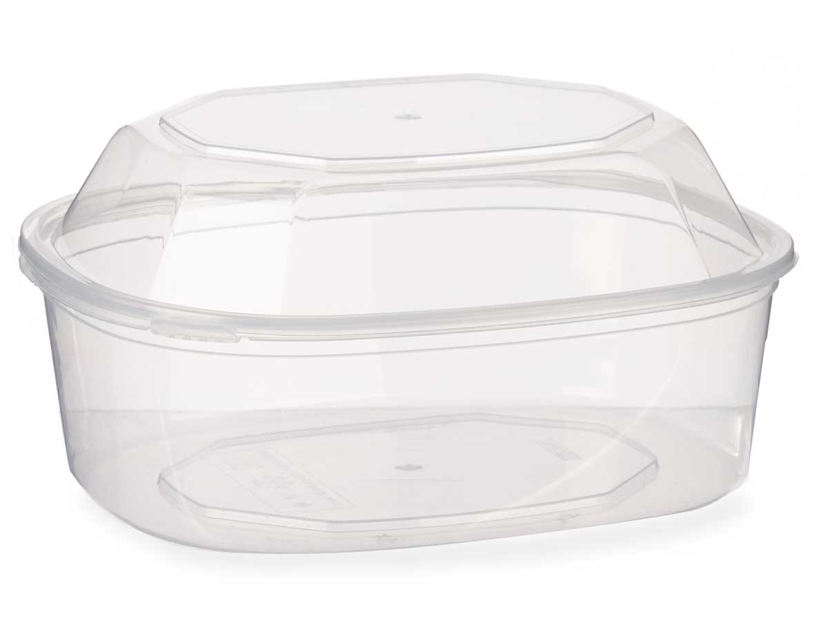 Fiambrera plastico rectangular 1500ml - Imagen 2