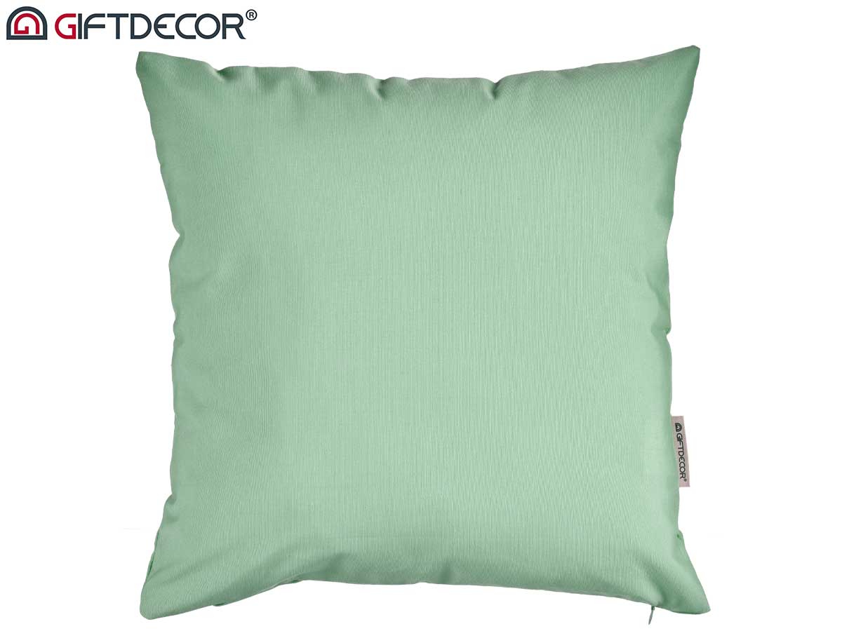 Funda cojin cremallera 45x45 verde - Imagen 2