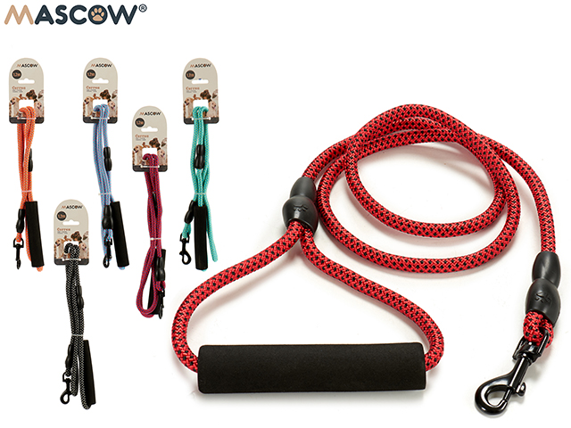 Correa mascota 1,2m med surt col