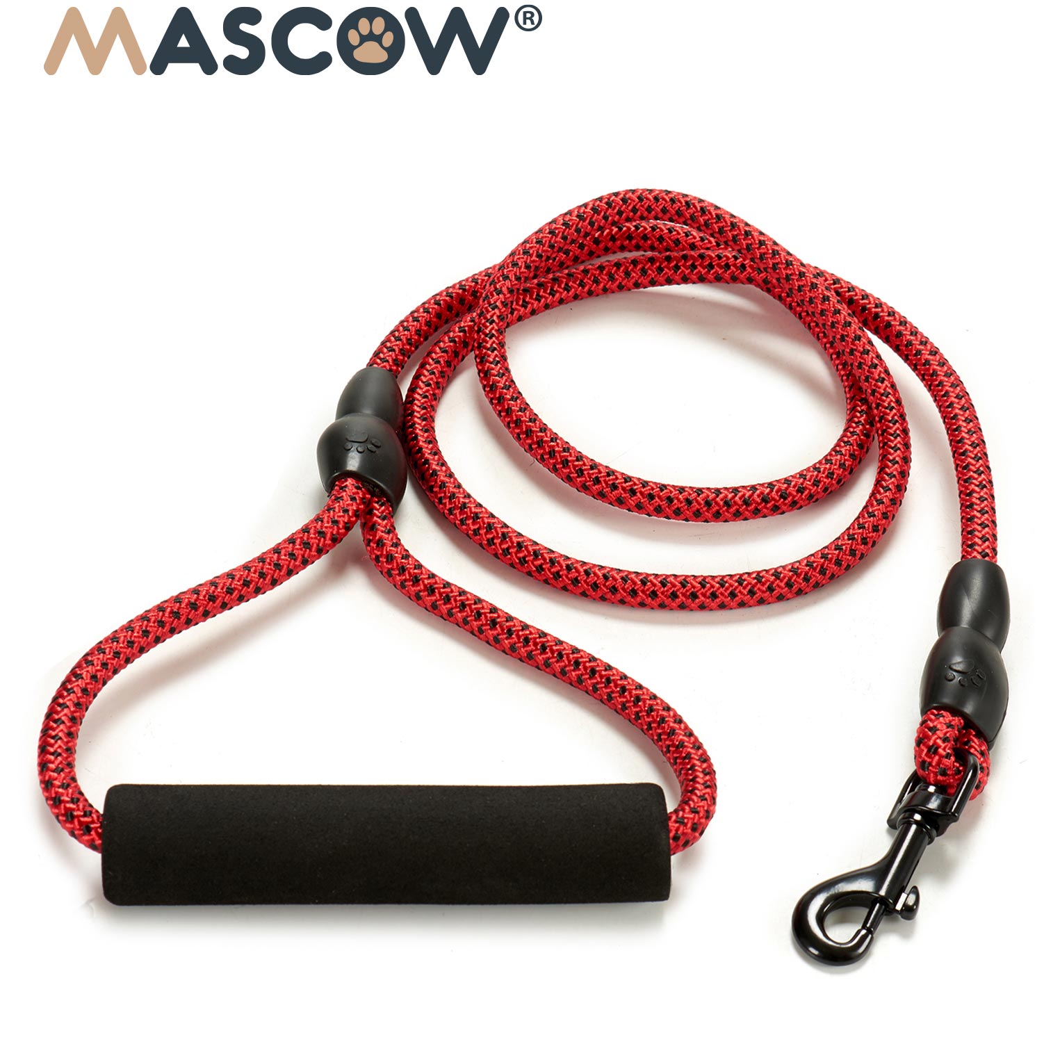 Correa mascota 1,2m med surt col - Imagen 2