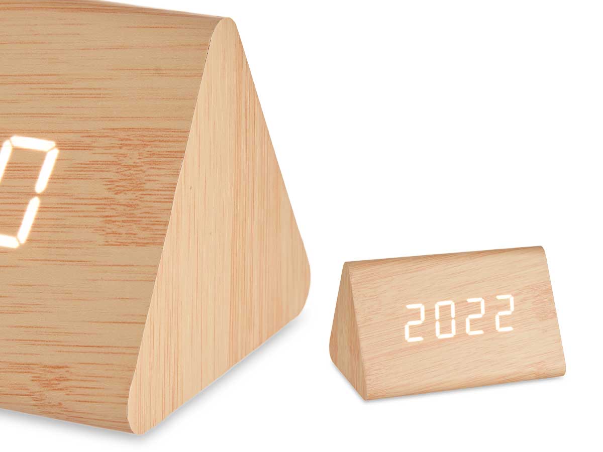 Reloj digital efecto madera - Imagen 5