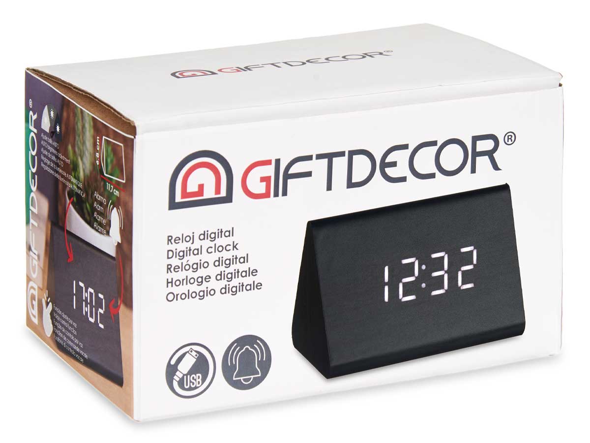 Reloj digital negro - Imagen 3