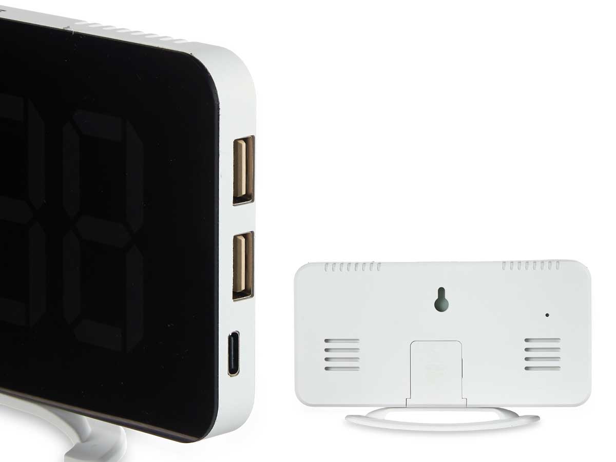 Reloj espejo blanco - Imagen 5