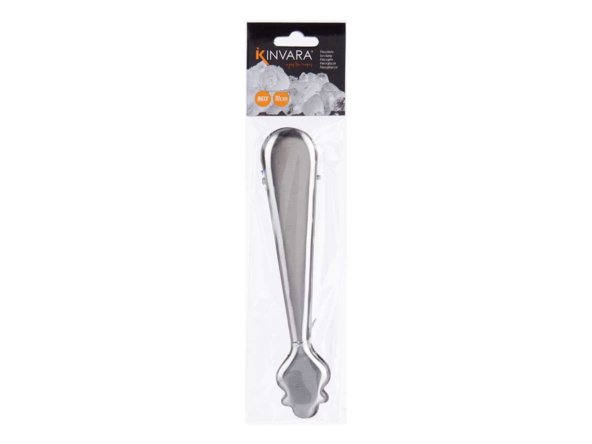 Pinza hielo acero inox 18cm - Imagen 3