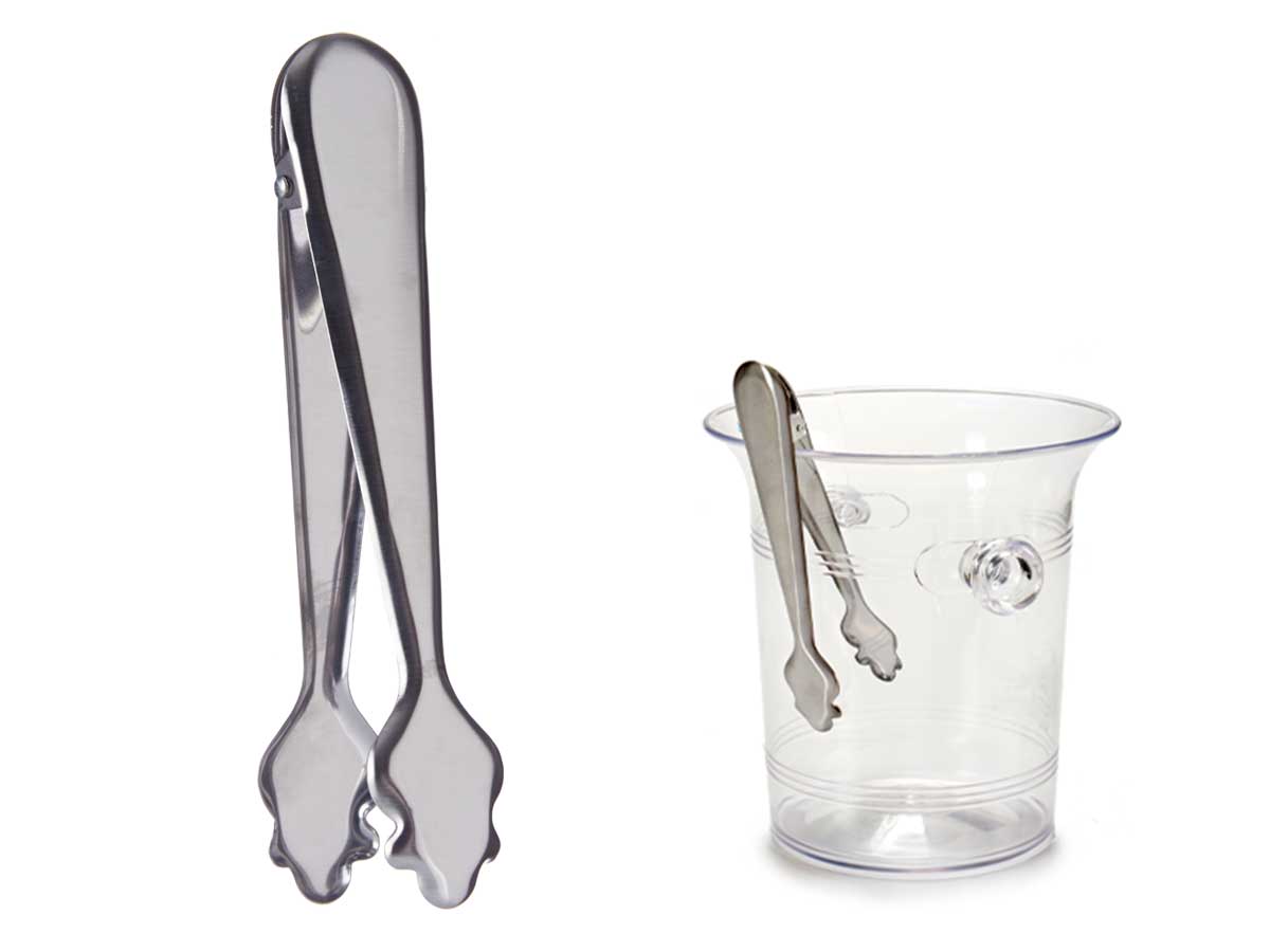 Pinza hielo acero inox 18cm - Imagen 4