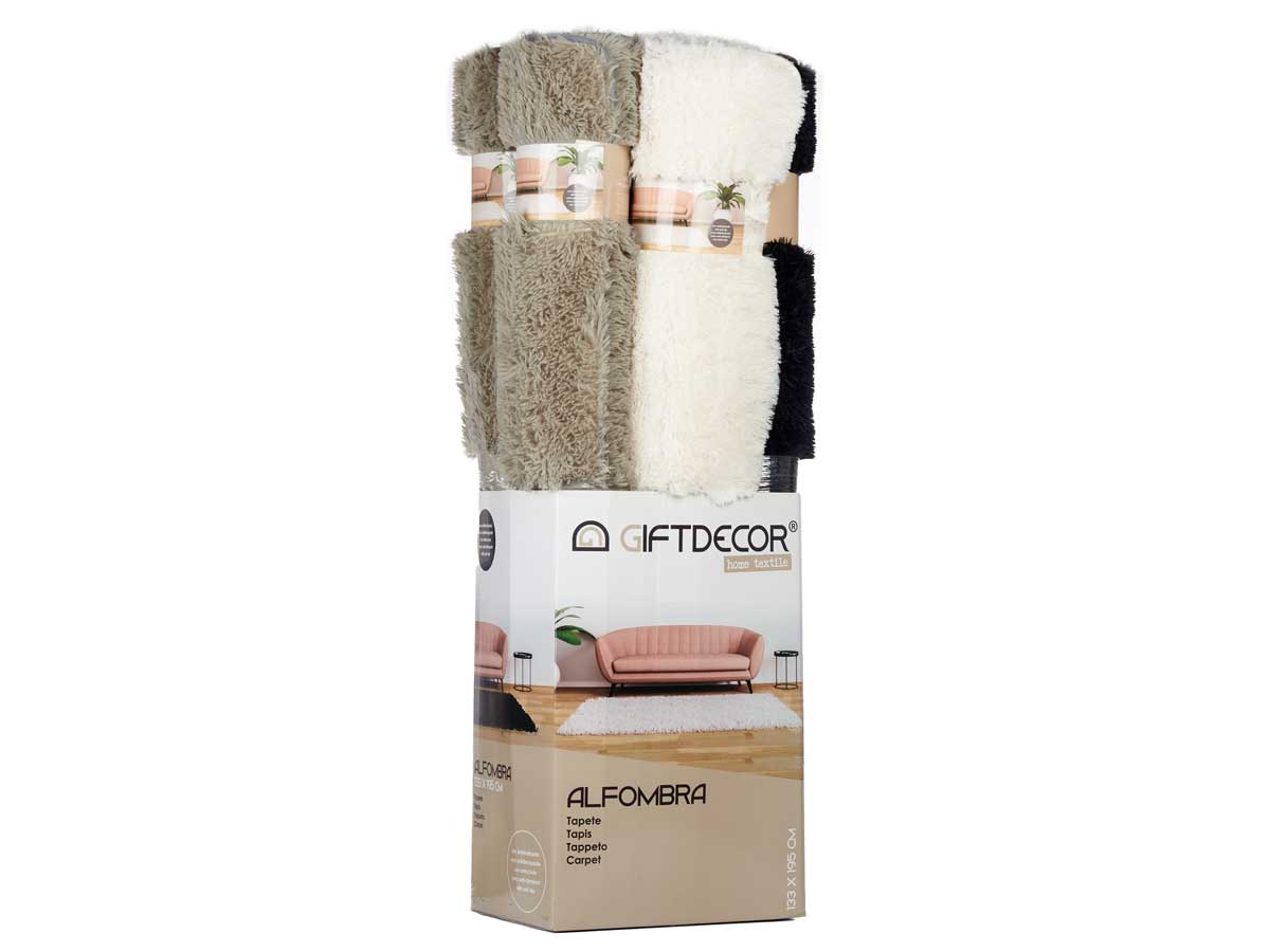 Alfombra pelo 133x195 colores basico surt 3 - Imagen 2