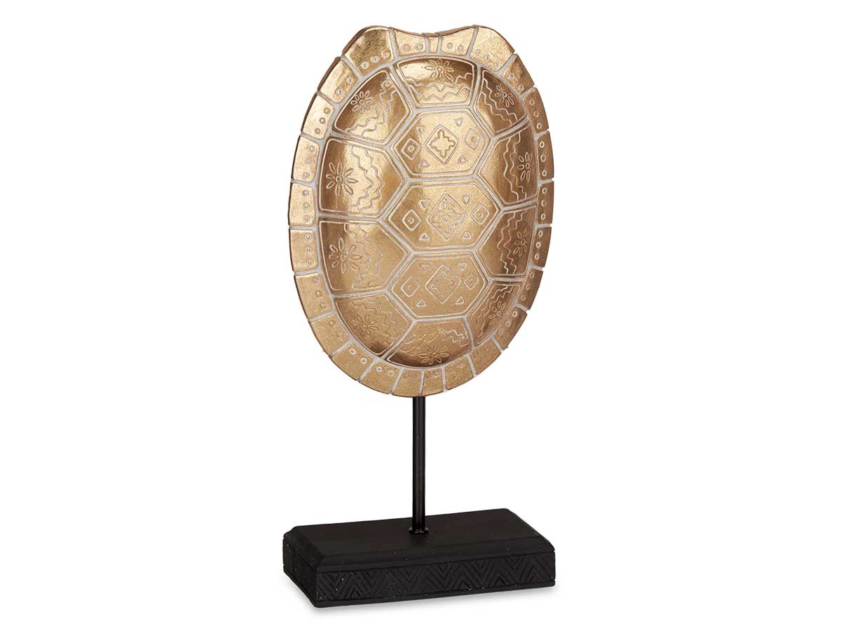 Caparazon tortuga con base oro - Imagen 2
