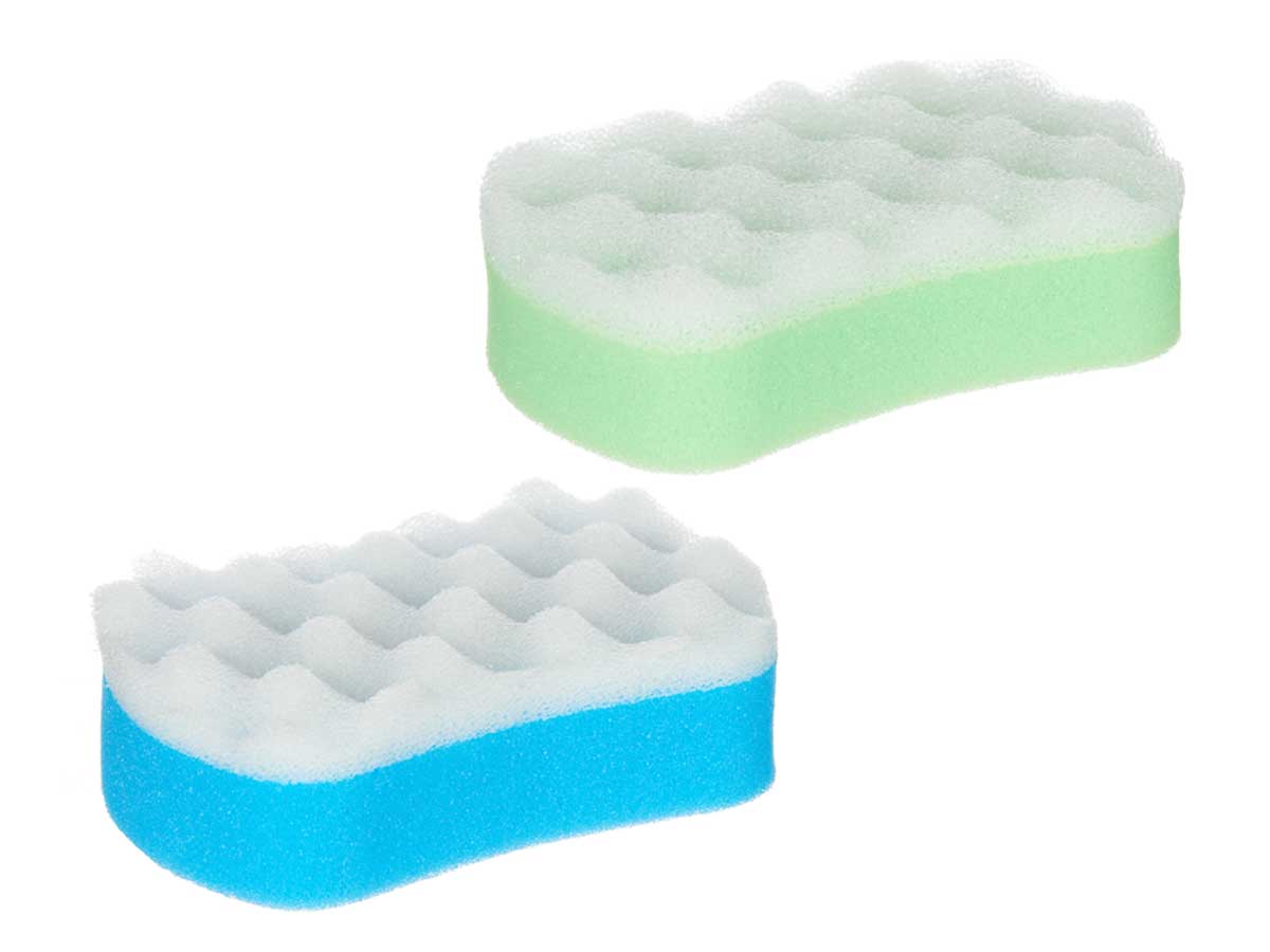 Esponja exfoliante doble capa surt 2 colores - Imagen 2
